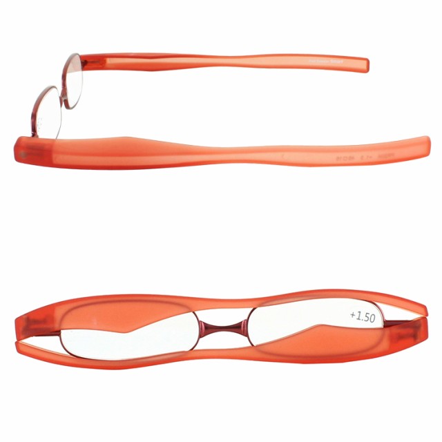 新品 ポッドリーダー スマート レッド +1.50 老眼鏡 シニアグラス リーディンググラス 携帯 podreader smart