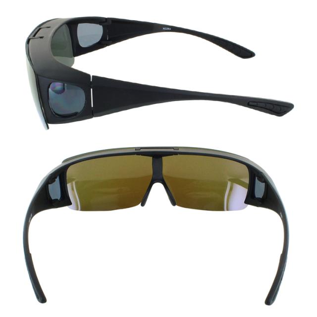 かんうブラウン オーバーサイズ サングラス ラグスタイル LUXSTYLE オーバーサイズスクエアサングラス/サングラス