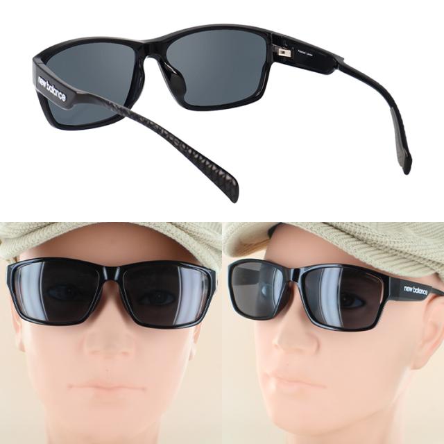 ニューバランス サングラス 偏光 メンズ UVカット 2025年モデル ブランド スクエア NBS08117X 3カラー展開 グレー フラッシュミラー グリーン 偏光レンズ 超弾性樹脂 TR90素材 軽量 運転用 ドライブ 釣り アウトドア レジャー スポーツ 男性 国内正規品_5