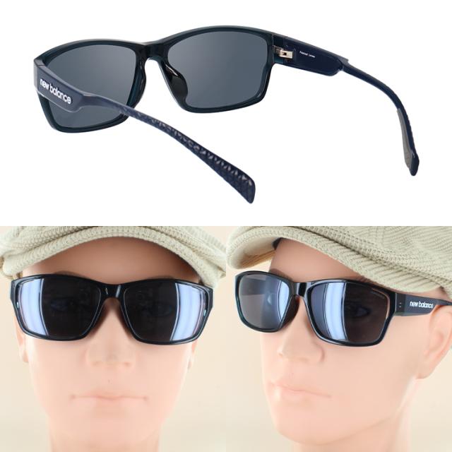 ニューバランス サングラス 偏光 メンズ UVカット 2025年モデル ブランド スクエア NBS08117X 3カラー展開 グレー フラッシュミラー グリーン 偏光レンズ 超弾性樹脂 TR90素材 軽量 運転用 ドライブ 釣り アウトドア レジャー スポーツ 男性 国内正規品_7