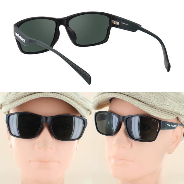 ニューバランス サングラス 偏光 メンズ UVカット 2025年モデル ブランド スクエア NBS08117X 3カラー展開 グレー フラッシュミラー グリーン 偏光レンズ 超弾性樹脂 TR90素材 軽量 運転用 ドライブ 釣り アウトドア レジャー スポーツ 男性 国内正規品_9