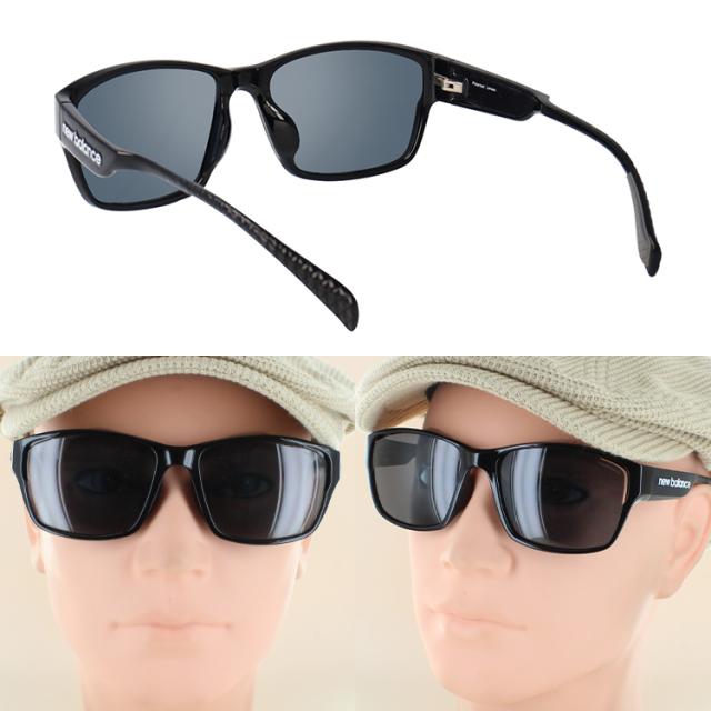ニューバランス サングラス 偏光 メンズ UVカット 2025年モデル ブランド スクエア NBS08118X 3カラー展開 グレー グリーン ブルーミラー 偏光レンズ 超弾性樹脂 TR90素材 軽量 運転用 ドライブ 釣り アウトドア レジャー スポーツ 男性 国内正規品_5