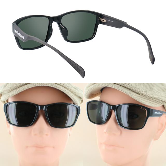 ニューバランス サングラス 偏光 メンズ UVカット 2025年モデル ブランド スクエア NBS08118X 3カラー展開 グレー グリーン ブルーミラー 偏光レンズ 超弾性樹脂 TR90素材 軽量 運転用 ドライブ 釣り アウトドア レジャー スポーツ 男性 国内正規品_7