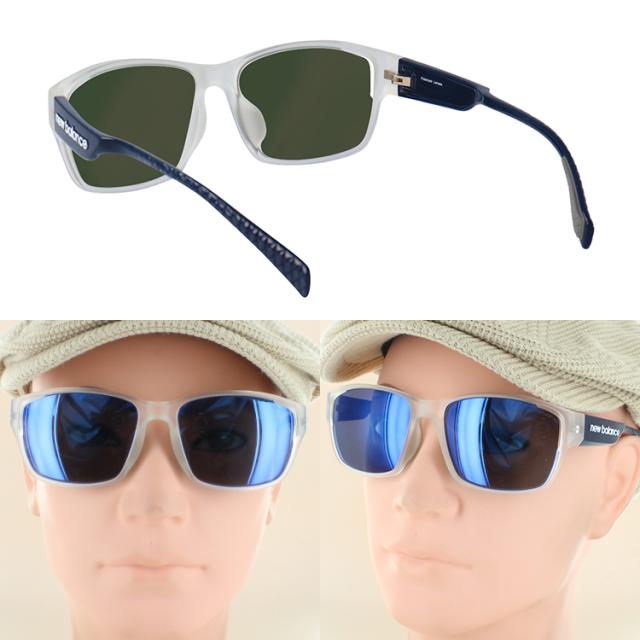 ニューバランス サングラス 偏光 メンズ UVカット 2025年モデル ブランド スクエア NBS08118X 3カラー展開 グレー グリーン ブルーミラー 偏光レンズ 超弾性樹脂 TR90素材 軽量 運転用 ドライブ 釣り アウトドア レジャー スポーツ 男性 国内正規品_9
