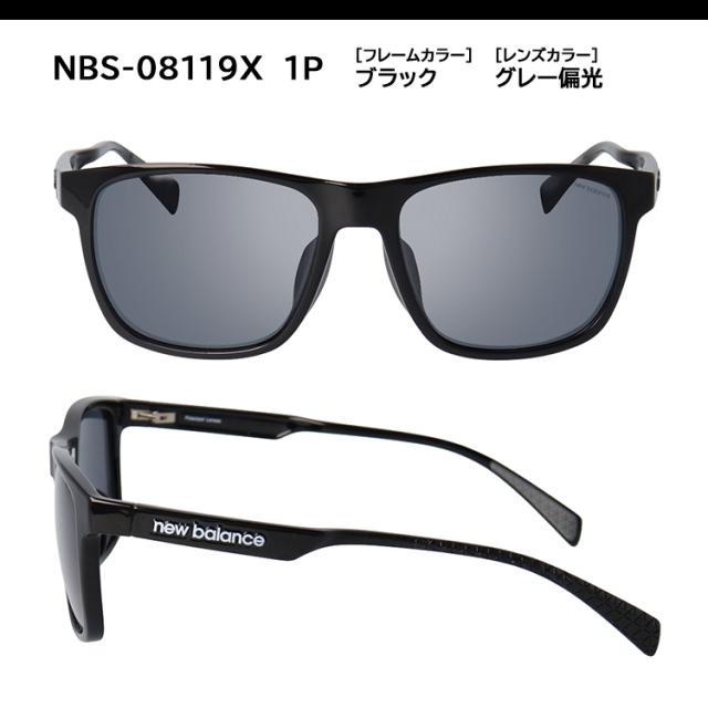 ニューバランス サングラス 偏光 メンズ UVカット 2025年モデル ブランド ウェリントン NBS08119X 3カラー展開 グレー グリーン ブルーミラー 偏光レンズ 超弾性樹脂 TR90素材 軽量 運転用 ドライブ 釣り アウトドア レジャー スポーツ 男性 国内正規品_4