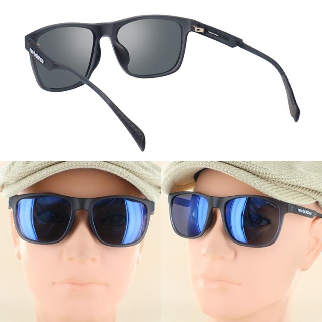 ニューバランス サングラス 偏光 メンズ UVカット 2025年モデル ブランド ウェリントン NBS08119X 3カラー展開 グレー グリーン ブルーミラー 偏光レンズ 超弾性樹脂 TR90素材 軽量 運転用 ドライブ 釣り アウトドア レジャー スポーツ 男性 国内正規品_7