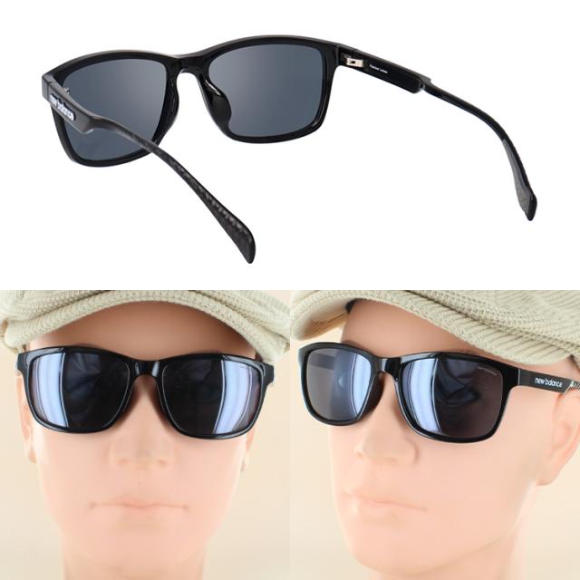 ニューバランス サングラス 偏光 メンズ UVカット 2025年モデル ブランド ウェリントン NBS08120X 3カラー展開 セミフラッシュミラー ブラウン シルバーミラー 偏光レンズ 超弾性樹脂 TR90素材 軽量 運転用 ドライブ 釣り アウトドア レジャー スポーツ 男性 国内正規品_5