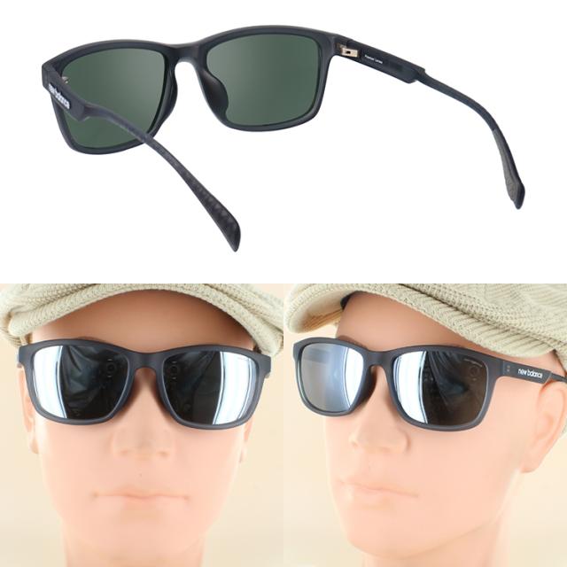 ニューバランス サングラス 偏光 メンズ UVカット 2025年モデル ブランド ウェリントン NBS08120X 3カラー展開 セミフラッシュミラー ブラウン シルバーミラー 偏光レンズ 超弾性樹脂 TR90素材 軽量 運転用 ドライブ 釣り アウトドア レジャー スポーツ 男性 国内正規品_9
