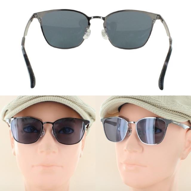 偏光 サングラス メンズ アヴィレックス AVIREX ミリタリーブランド UVカット 2025年モデル AXS-303 ウェリントン メタルフレーム おしゃれ かっこいい シャープ 車 運転用 ドライブ アウトドア 釣り レジャー アジアンフィット 男性 国内正規品 偏光 サングラス メンズ アヴィレックス AVIREX ミリタリーブランド UV