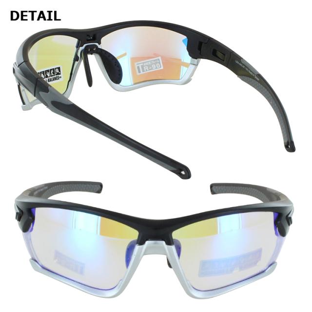 サングラス メンズ UVカット ブランド 薄い色 ライトカラーレンズ