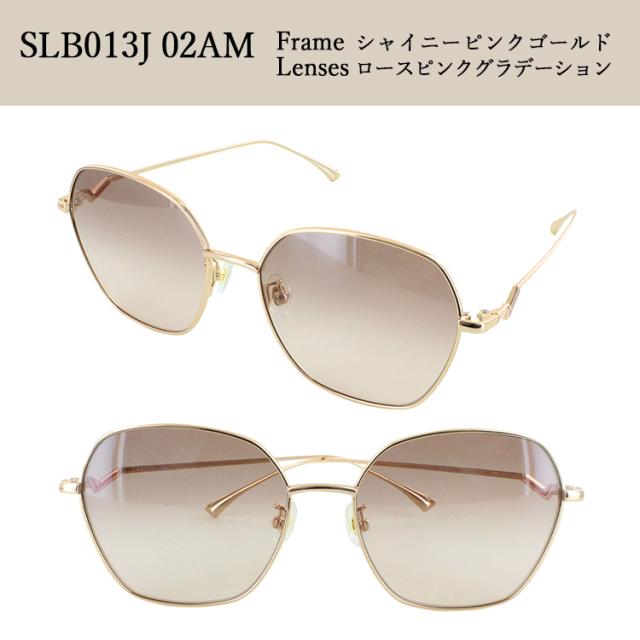 サングラス レディース UVカット ブランド ランバン オン ブルー 薄い 色 メタルフレーム 大きめ SLB013J 0S11 ブルー 0I88 グレー 0596ブラウン 02AM ピンク_14