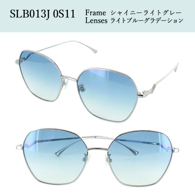 サングラス レディース UVカット ブランド ランバン オン ブルー 薄い 色 メタルフレーム 大きめ SLB013J 0S11 ブルー 0I88 グレー 0596ブラウン 02AM ピンク_5