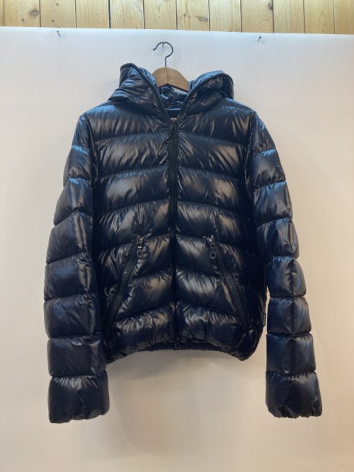 【古着】DUVETICA デュベティカ ダウンジャケット　ネイビー　メンズ　アウター　48サイズ　ブルガリア製　ナイロン　フーデッドダウンジの通販は