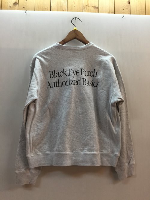 【古着】THE BLACKEYEPATCH ブラックアイパッチ スウェット グレー BEP ロゴ プリント メンズ トップス Sサイズ コットン/トッの通販は 【古着】THE BLACKEYEPATCH ブラックアイパッチ スウェット グレー BEP ロゴ プリント メンズ トップス Sサイズ コットン/トッの通販は