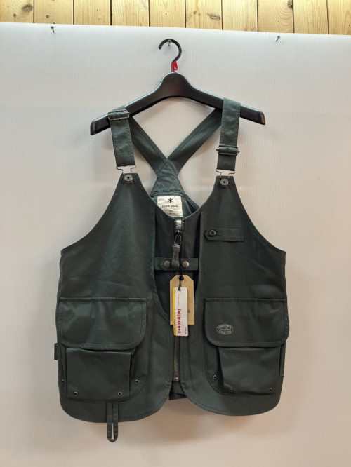 【古着】snow peak スノーピーク　TAKIBI Vest M Forestgreen　タキビベスト フィールドベスト カーキ　アウトドア　メンズ　アウター　Mの通販は