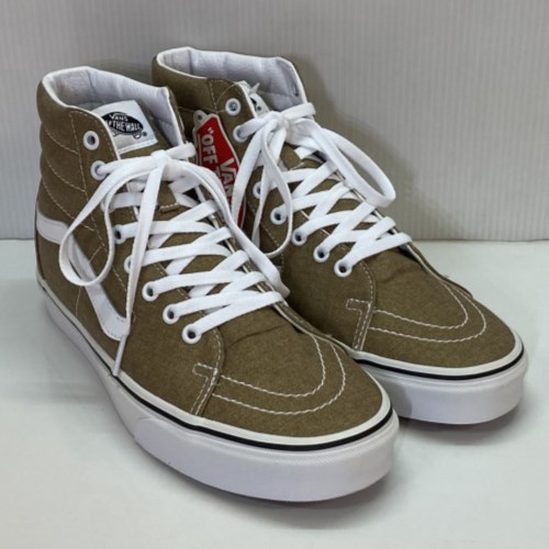 【古着】VANS バンズ VN0A32QG9EN スニーカー スケートハイ ハイカット 27CM メンズ ラメ ブラウン ブロンズ トゥルーホワイト／メンズ・の通販は 7,732円
