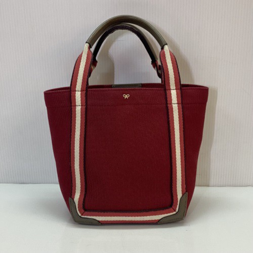 【古着】ANYA HINDMARCH アニヤ ハインドマーチ 2125032-78 トートバッグ レディース レッド／バッグ【中古】[☆2][12255-2024021712514]