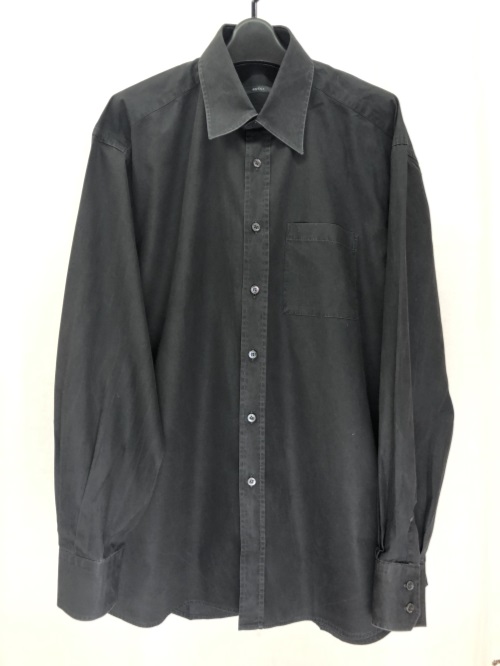 古着 Gucci グッチ 42 シャツ 長袖 コットン100 無地 ブラック 黒 メンズ トップス シャツ 中古 3 の通販はau Pay マーケット リバティ鑑定倶楽部