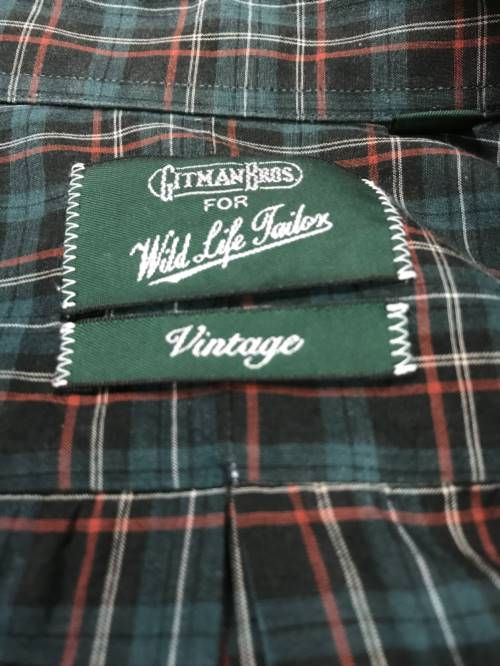 古着 Gitmanbros ギットマンブラザーズ Gkg 5741 B チェックシャツ アメリカ製 ロングスリーブ 長袖シャツ Green 緑 トップ の通販はau Pay マーケット リバティ鑑定倶楽部
