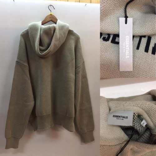 古着】FEAR OF GOD ESSENTIALS Knit Hoodie ニットフーディ パーカー ...