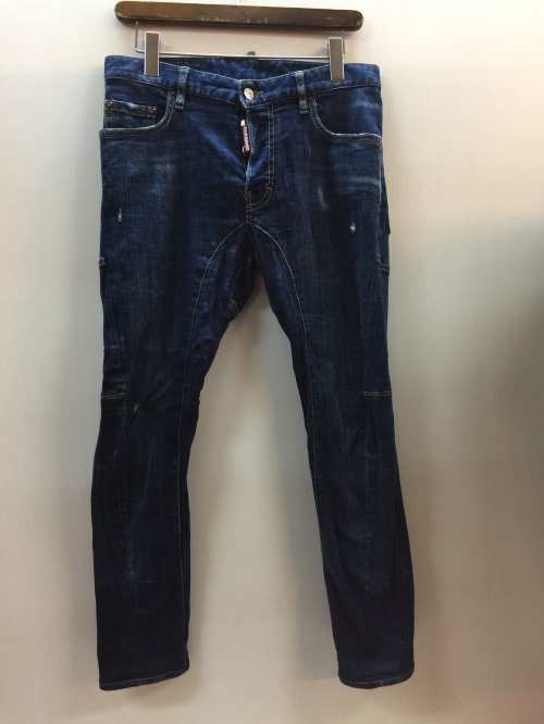 【古着】DSQUARED2 ディースクエアード　S74LB0760-S30342 Dark Deep Blue-Wash Tidy Biker Jeans　ジーンズ　メンズ　ボトムス　44　サ