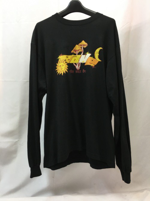 古着】River Side Wang ロングTシャツ ブラック メンズ Mサイズ