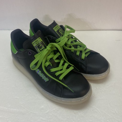 【古着】adidas?アディダス STAN SMITH スタン スミス FZ2708 スニーカー MARVEL マーベル HULK ハルク 24.5CM メンズ ブラック グリー の通販は