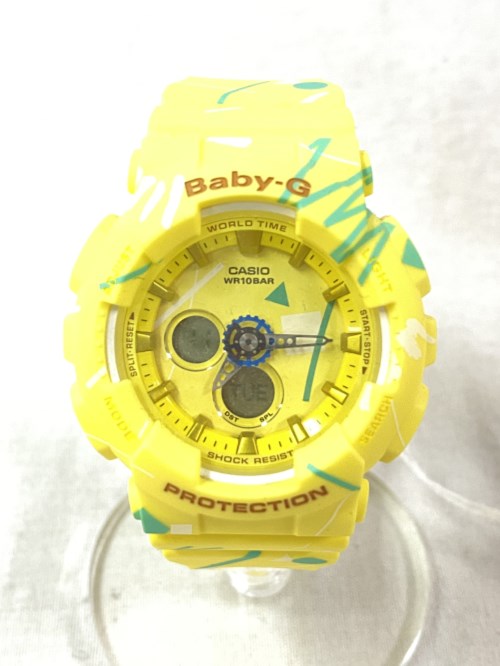 baby g yellow watch