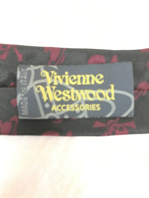 古着 Vivienne Westwood ヴィヴィアンウエストウッド T10 F694 0006 イタリア製 シルク ネクタイ スカル ドクロ ビビアンマーク ハー の通販はau Pay マーケット リバティ鑑定倶楽部