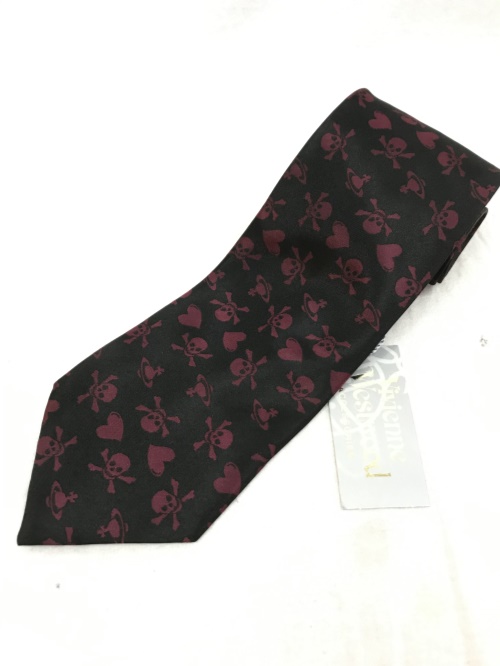 古着 Vivienne Westwood ヴィヴィアンウエストウッド T10 F694 0006 イタリア製 シルク ネクタイ スカル ドクロ ビビアンマーク ハー の通販はau Pay マーケット リバティ鑑定倶楽部