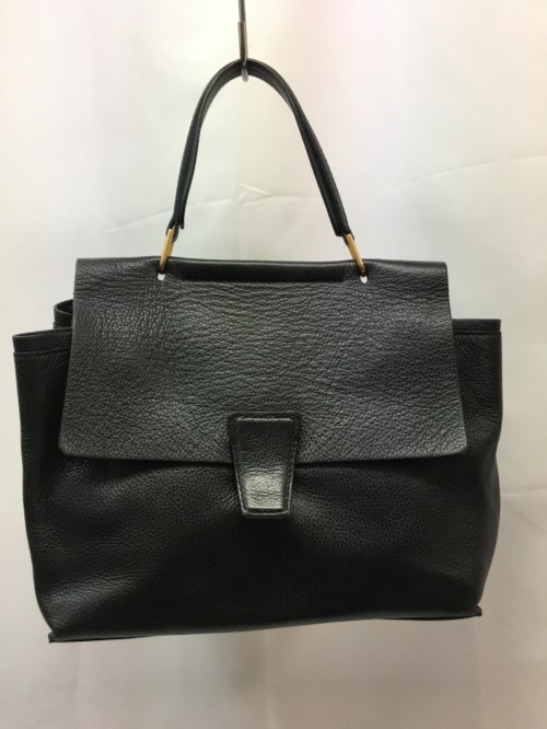 【古着】GIANNI CHIARINI ジャンニ キリアーニ　ハンドバッグ　ブラック　保管袋付き／バッグ【中古】[☆2][12255-2023050112206]の通販は