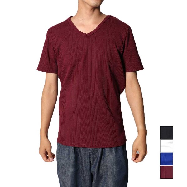 カットソー メンズ Vネック Tシャツ 半袖 テレコ ランダムテレコ Sale セールの通販はau Pay マーケット Styleblock スタイルブロック Au Pay マーケット店