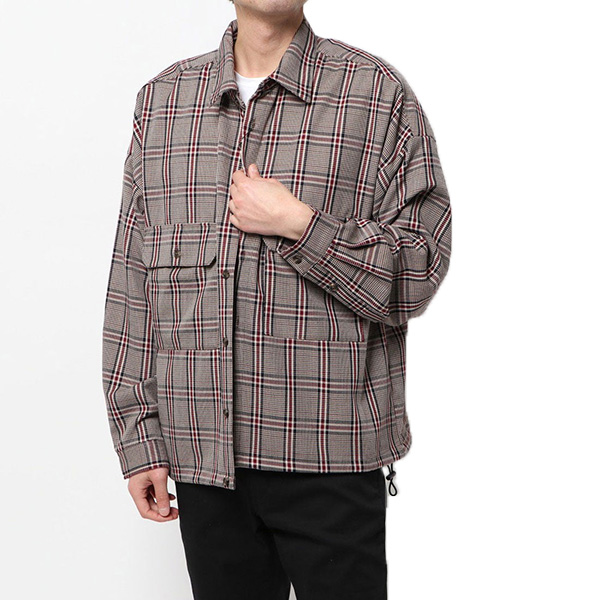 シャツ メンズ 長袖 おしゃれ カジュアル 柄 大きい チェック柄 スピンドル ワイド トップス オフホワイト ベージュ Sale セールの通販はau Pay マーケット Styleblock スタイルブロック Au Pay マーケット店