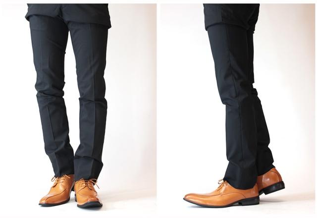 ビジネスシューズ ビジネス メンズ 本革 靴 革靴 紳士靴 外羽根 24.5-28cm 黒 ブラック 茶 ブラウン 5861_3