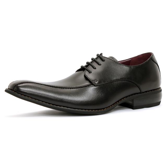 ビジネスシューズ ビジネス メンズ 本革 靴 革靴 紳士靴 外羽根 24.5-28cm 黒 ブラック 茶 ブラウン 5861_4