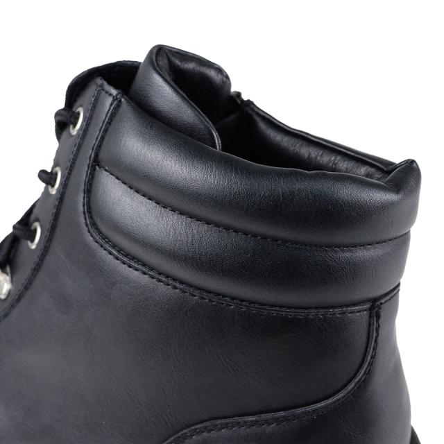 スニーカー メンズ ダッドスニーカー ハイカット ボリュームソール  クッション 厚底 6cmヒール 韓国 おしゃれ No.EX101 25.0cm〜27.0cm 黒 ブラック exclamation エクスクラメーション