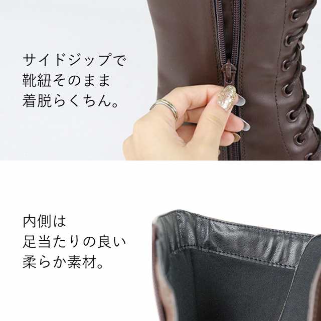 ブーツ レースアップブーツ ユニセックス レディース メンズ