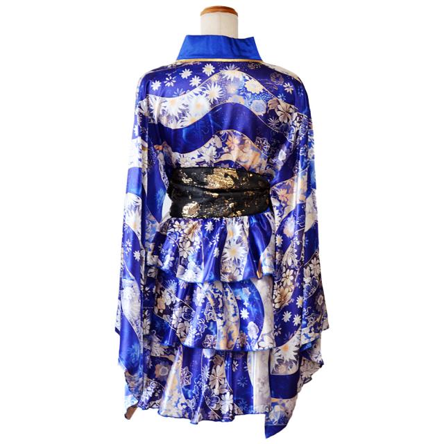 花魁 コスプレ 着物ドレス 和柄 浴衣風 セットアップ 上下セット ミニ