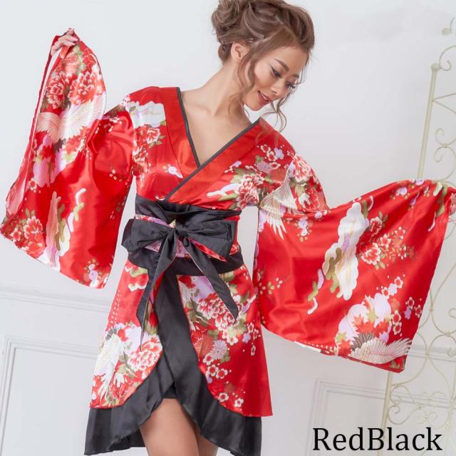 楽天市場】大衆 演劇 の 着物（レディースファッション）の通販 赤地花