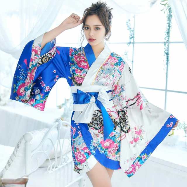 着物 コスプレ 花魁 コスプレ 着物ドレス 花魁 コスプレ 浴衣 祭り ダンス衣装 よさこい衣装 送料無料 バイカラー前結び羽織タイプ着物ミの通販はau Pay マーケット ドレスアンドカジュアルマーケット Au Pay マーケット店