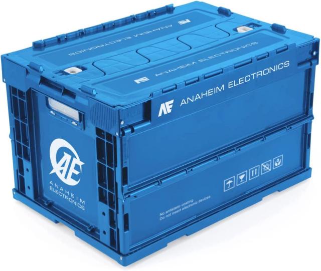 機動戦士ガンダム アナハイムエレクトロニクス 折りたたみコンテナ BL ブルーの通販は 6,468円