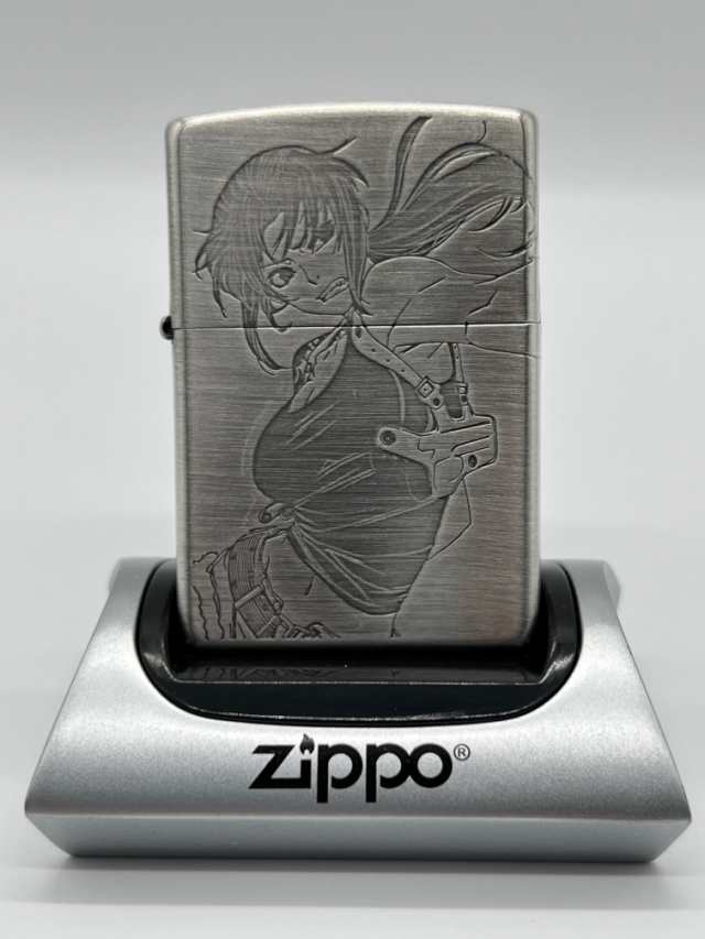 ZIPPO オイルライター ブラックラグーン レヴィ ３面加工