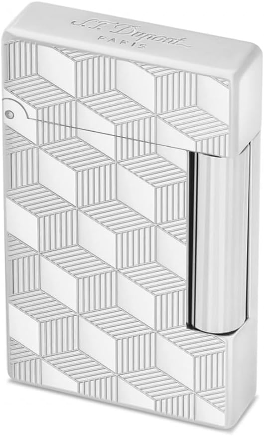 エス・テー・デュポン (S.T.Dupont) ライター イニシャルキューブ パラディウム 020840 ※お取り寄せ10日