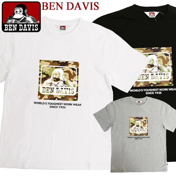 Ben Davis Tシャツ ベンデイビス ゴリラアイコン カモフラ ボックスロゴプリント 半袖tシャツ メンズ 半袖 迷彩柄 クルーネック ユニセッの通販はau Pay マーケット Renovatio
