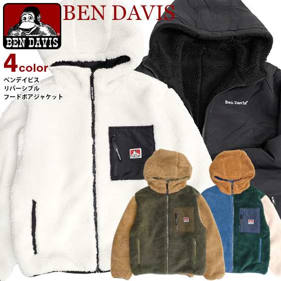 BEN DAVIS アウター　ブルゾン　ボア　黒　Sサイズ ベンデイビス