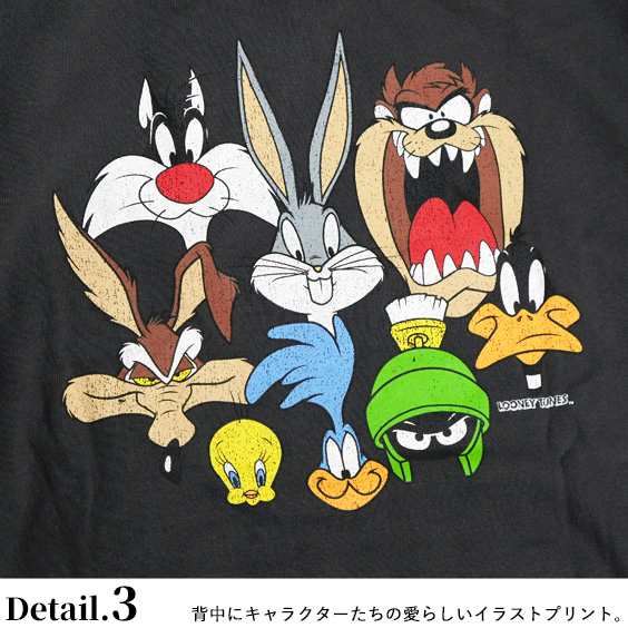 ルーニー テューンズ パーカー Looney Tunes キャラクター バックプリント スウェットパーカー ロゴ プルオーバー スエット 裏毛 トップの通販はau Pay マーケット Renovatio