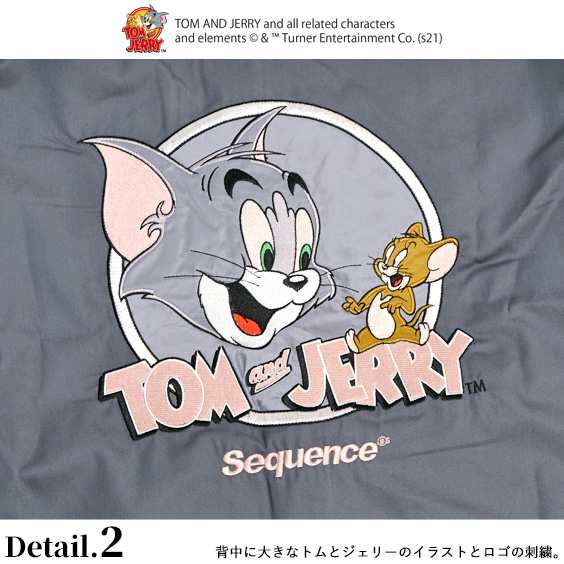 トムとジェリー シャツ TOM and JERRY Sequence 2021AW サークルロゴ