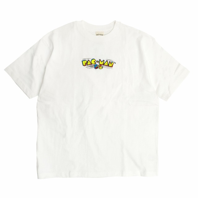 Pac Man Tシャツ パックマン レトロ イラスト 刺繍 半袖tシャツ ワイドシルエット メンズ レトロゲーム キャラクター ワイドtシャツ ロゴの通販はau Pay マーケット Renovatio