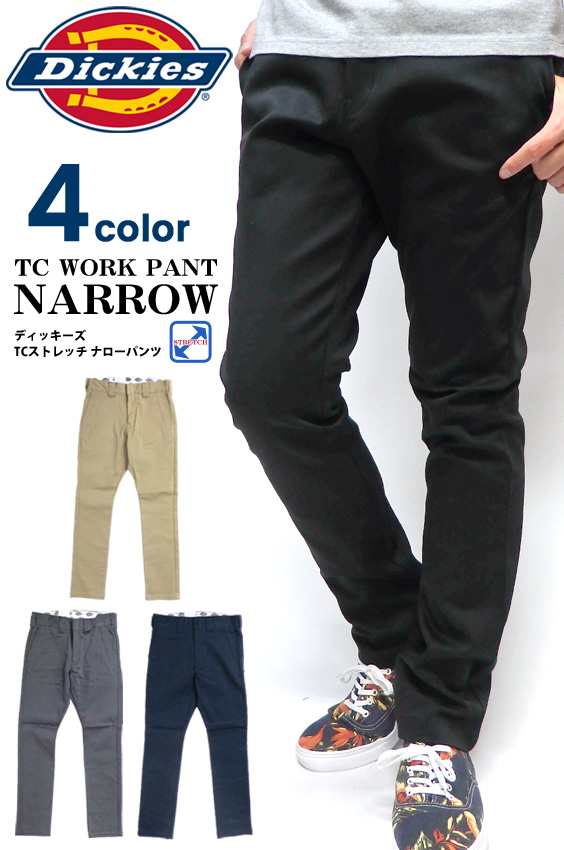 Dickies ロングパンツ ディッキーズ Tcストレッチ ナローパンツ メンズ ストレッチパンツ メンズ スリムパンツ Tcツイル パンツ ストレッの通販はau Pay マーケット Renovatio