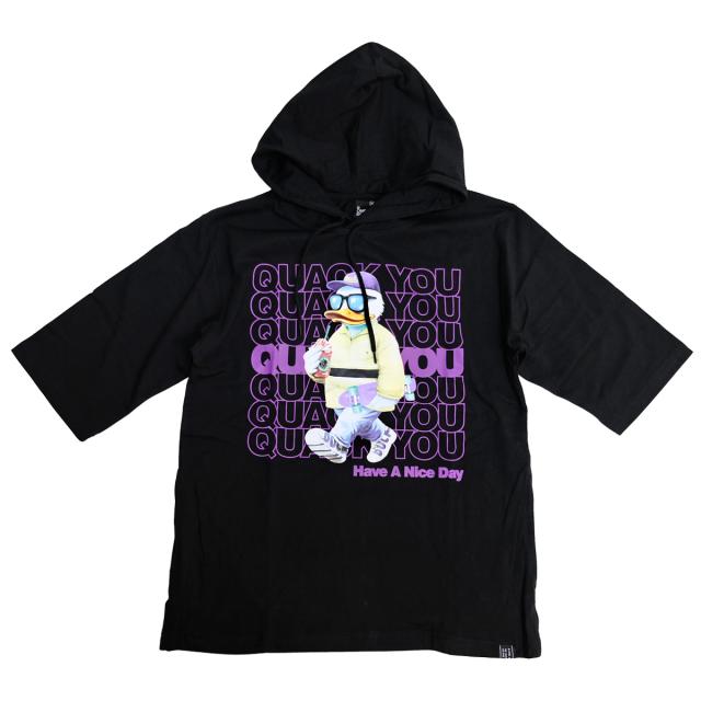 Duck Dude パーカー ダックデュード アヒル ロゴ プリント 7分袖パーカー メンズ プルオーバーパーカー レディース 七分袖 ユニセックス の通販はau Pay マーケット Renovatio